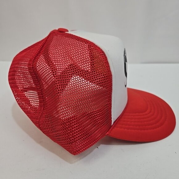 Vintage Sidewinder Krawler Rope Hat Red Trucker Cap SnapBack Texas WRC Snake - Picture 5 of 8